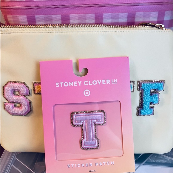 NWT Stoney Clover Lane x Target STUFF Patch Flat Pouch- Preppy - Picture 13 of 14